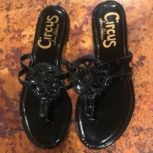 Circus by Sam Edelman size 7 sandal black patent